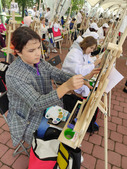 Пленэр собрал 350 юных художников