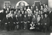 Коллектив ГПУ-2 во главе с начальником Н.С. Карасевым. 1964 год