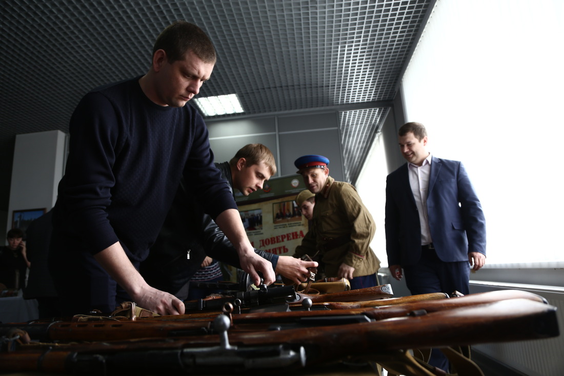 Выставка оружия времен Великой Отечественной Войны