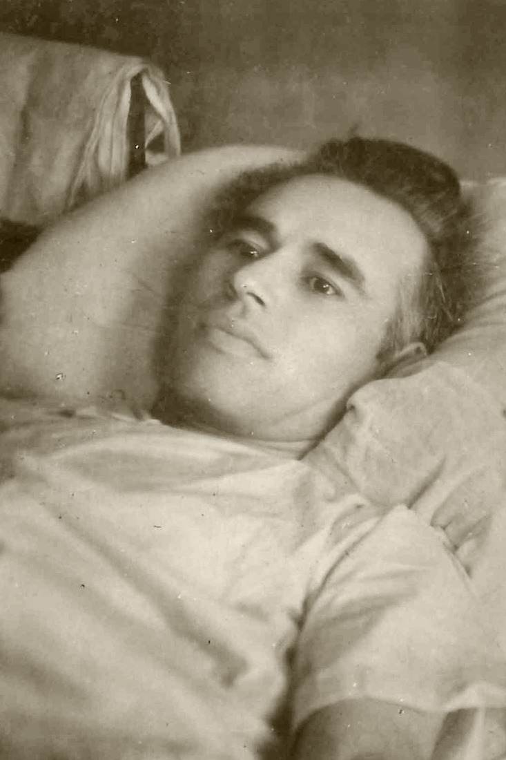Алексей Казьмин в госпитале
