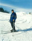 На горнолыжных трассах Словении, 1998 год